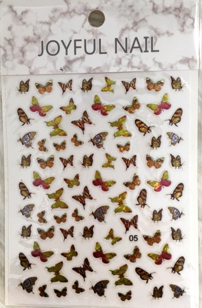 Nail art sticker - farfalla II